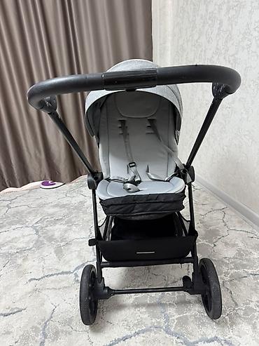 коляски ining baby: Прогулочная коляска Ining Baby (серый текстиль, чёрная рама) - Лёгкая — 2