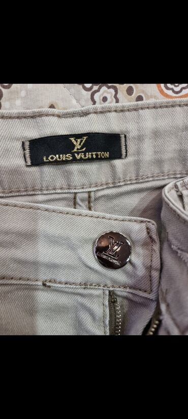 louis vuitton l immensite qiymeti: Şalvarlar Louis Vuitton, M (EU 38), L (EU 40), rəng - Bej