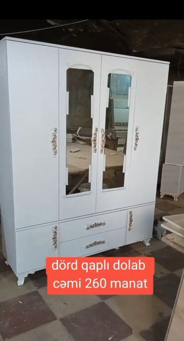 Dolablar: Yeni, 4 qapılı Düz dolab, Dolab-asılqan — 3