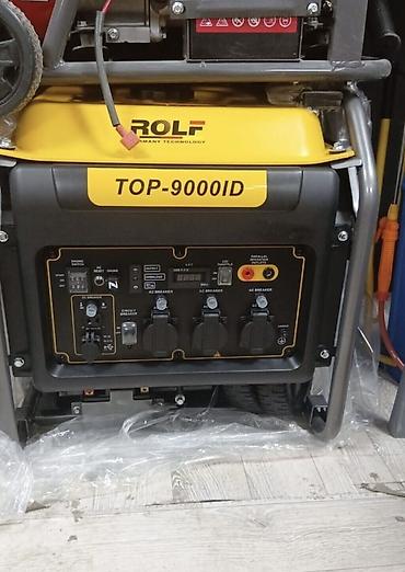 реальному: Бензиновый генератор ROLF TOP-9000ID (ROLF 9000i) Мощный однофазный — 2