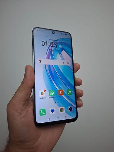 philips xenium 9@9v: Honor X8a, 128 GB, rəng - Gümüşü, Barmaq izi — 4