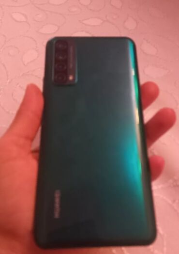huawei p smart 2021 qiymeti: Huawei P smart 2020, 128 GB, rəng - Mavi, Barmaq izi, İki sim kartlı, Face ID