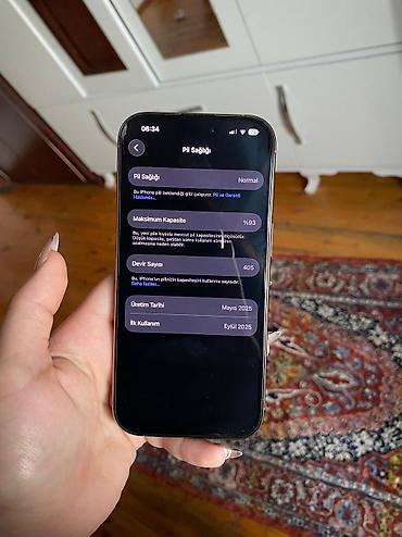 airpods orginal: IPhone 16 Pro, 256 GB, Desert Titanium, Simsiz şarj, Face ID — 7