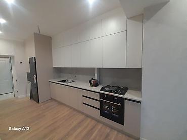 хайтек мебель кухни: Кухонный гарнитур, Новый, цвет - Бежевый, ДСП, Бесплатная доставка — 5