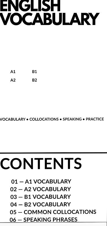 Книжные шкафы: 🗣️ Speaking bacarıqlarının inkişafı 📚 A1–B2 səviyyələri 💬 Gündəlik — 1