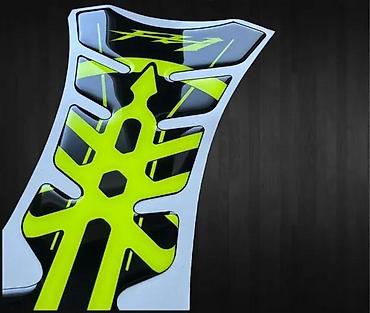 jake's marka: 3D Stikeri - YAMAHA FZ1 Tank pad - fluo žuta - 2060 📌 Opis: 3D — 2