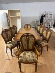 Qonaq otağı dəstləri: Masa desti 8 sutulla yaxwi vəziyyətdə qiymet 660 azn unvan