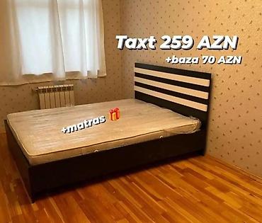 taxt yatag: Taxt – 259 AZN Baza – 70 AZN Matras – hədiyyə Məlumat: - İki nəfərlik — 1