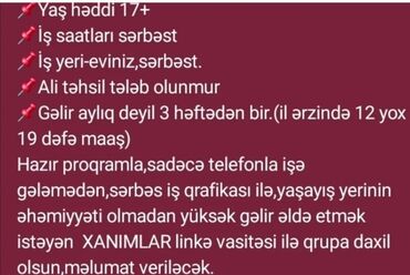 evdən idarə olunan işlər: Əziz xanımlar sizdə evdən idarə olunan online bizneslə öz həyatınızı