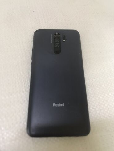 note 2: Xiaomi, Redmi 9, Б/у, 64 ГБ, цвет - Черный, 2 SIM