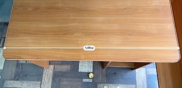 письменные столики: Компьютерный стол, Б/у, С полками — 4