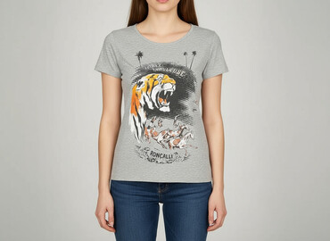 t shirty z cekinami: T-shirt damski, rozmiar M