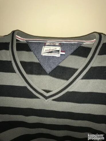 Džemperi: Original TOMMY HILFIGER dzemper M / L NOV 100% cotton Ramena 47cm — 9