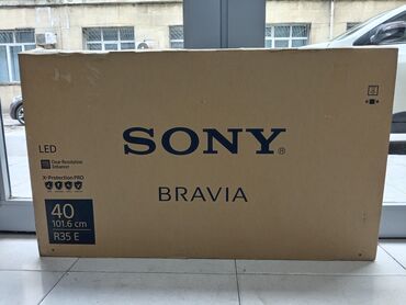 Televizorlar: Sony 102 Ekran Daxli Krosnu atve pulus kart qəbul HD USB 6 ay zamenet