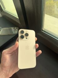 Apple iPhone: IPhone 16 Pro, 256 GB, Desert Titanium, Simsiz şarj, Sənədlərlə, Zəmanət — 1