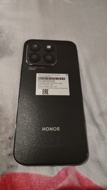 telefon sumqayıt: Honor X8b, 128 GB, rəng - Qara, Barmaq izi