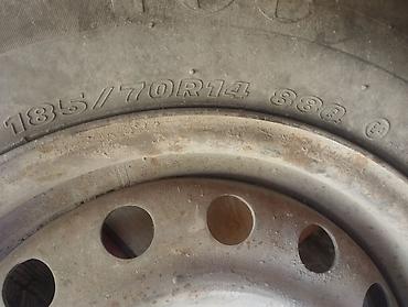 70: Колеса в сборе 185 / 70 / R 14, Зимняя шипованная, Новый, Пара, Легковые, Железные, отверстий - 5 — 1