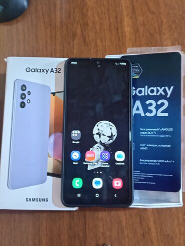 samsung z fold 4 ikinci el: Samsung Galaxy A32, 64 GB, rəng - Çəhrayı, Zəmanət, Sensor, Barmaq izi