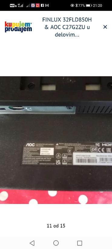 Ostali kompjuterski delovi: FINLUX 32FLD850H – delovi: - Main board: 17MB45M-3 - Power board na lalafo.rs — 12 Ostali kompjuterski delovi: FINLUX 32FLD850H – delovi: - Main board: 17MB45M-3 - Power board — 12