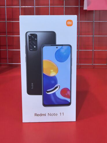 telefon tutacagi: Redmi Note 11, 64 GB, rəng - Qara