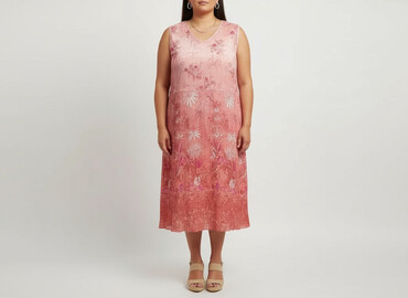 sukienka w kwiaty na wesele plus size: Сукня жіноча, розмір 3XL