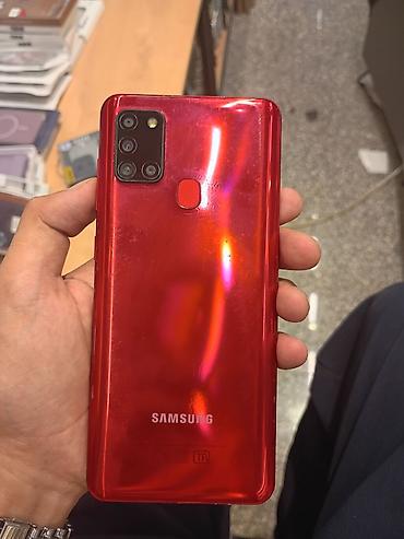 galaxy tab e: Samsung Galaxy A21S, Б/у, 32 ГБ, цвет - Красный, 2 SIM — 4