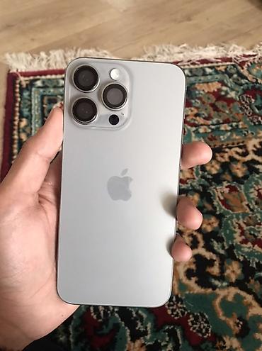 Apple iPhone: IPhone 15 Pro Max, Б/у, 256 ГБ, Natural Titanium, 84 % — 6