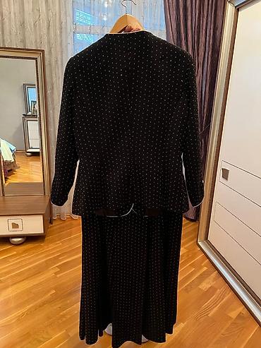 Dəstlər, kostyumlar: Qadın geyimləri dəsti 1) Firuzəyi rəngli don - Model: Uzun, beldən — 6