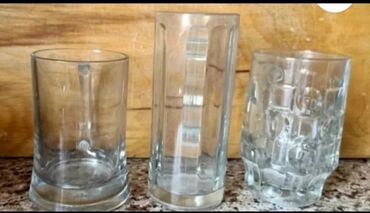 itmiş əşyalar: Qədəhlər, Bərkidilmiş şüşə, 500 ml, SSRİ