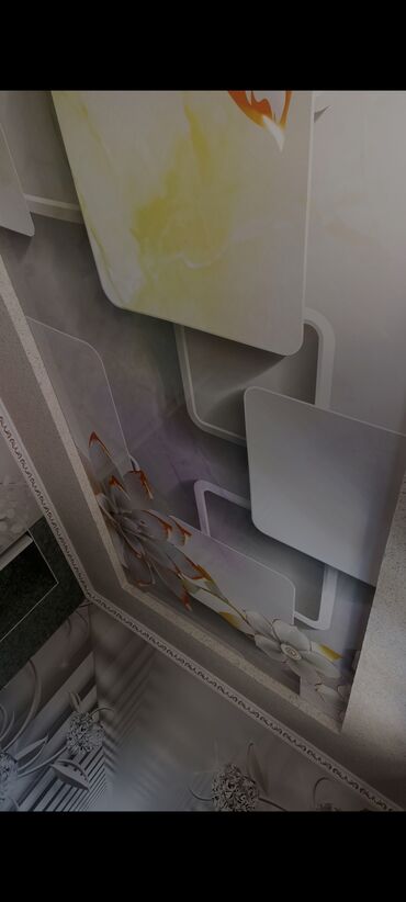 Натяжной потолок: Натяжной потолок Матовое, 3D потолки, Глянцевое Монтаж, Бесплатный замер, Гарантия — 3