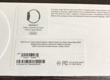 телефоны fly cirrus 7 в Азербайджан | FLY: Original Apple Watch Series 7 45mm Yeni, bağlı qutuda. Beynəlxalq
