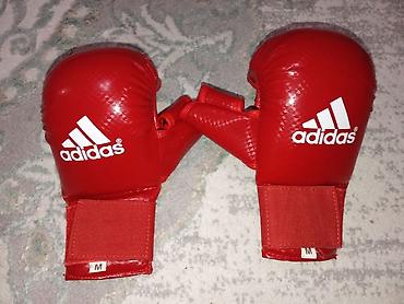 Перчатки: Перчатки для единоборств adidas, красные, размер M. - Модель — 3