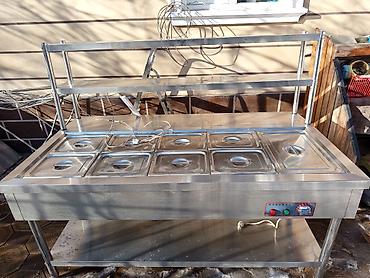 Линии раздачи: Мармит электрический настольный/напольный из нержавеющей стали с — 9