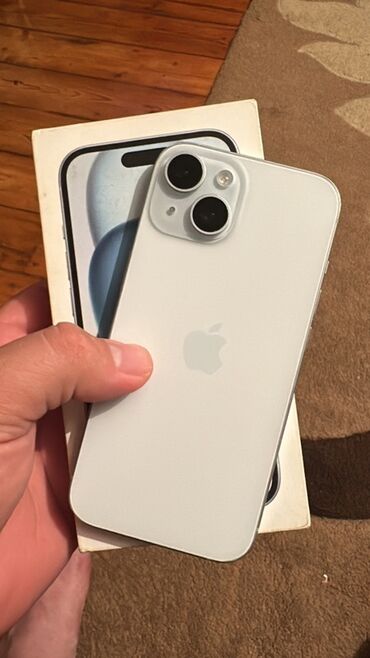 IPhone 15, 256 GB, Ağ, Face ID