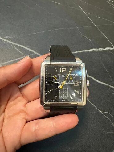 Б/у, Наручные часы, Tissot, цвет - Черный