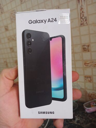 samsung 03 s: Samsung Galaxy A24 4G, 128 GB, rəng - Qara, Barmaq izi, İki sim kartlı