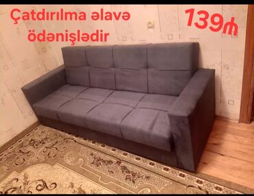 Masa və oturacaq dəstləri: Divan, Yeni, Açılan, Bazalı, Parça, Ödənişli çatdırılma