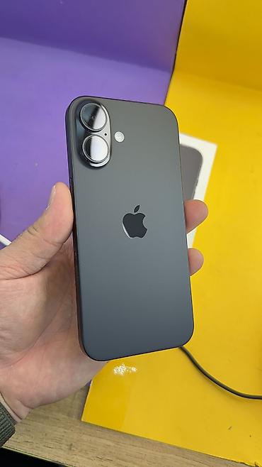 Apple iPhone: IPhone 16, Б/у, 128 ГБ, Коробка, 93 % — 9