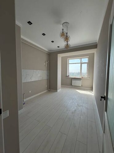 квартиры в канте продажа: 1 бөлмө, 43 кв. м, Элитка, 13 кабат, Евроремонт