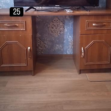 televizor stendleri: Mebel TV/kompüter masası - Material: ağac teksturalı laminat. - Rəng — 1