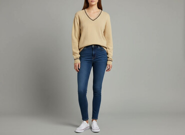 massimo dutti sweter w paski: Sweter damski, rozmiar M
