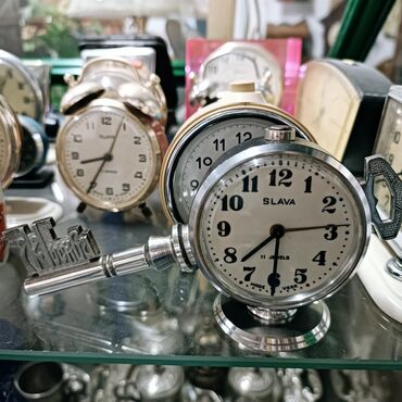 командирские часы: Часы-будильник в виде ключа Москва, СССР