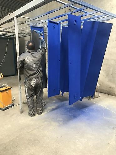 mdf qapi: Toz boya ilə metal səthlərin rənglənməsi xidməti - Avtomatik asqı — 3