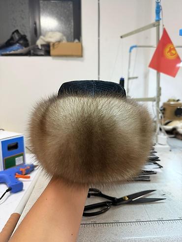 Головные уборы: Тебетей Тумак Суусар тебетей улуттук баш кийим, Норка тебетей, тумак — 5