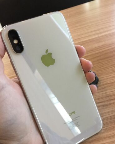 айфон колдонулган: IPhone X, Колдонулган, 256 ГБ, Ак, 100 %