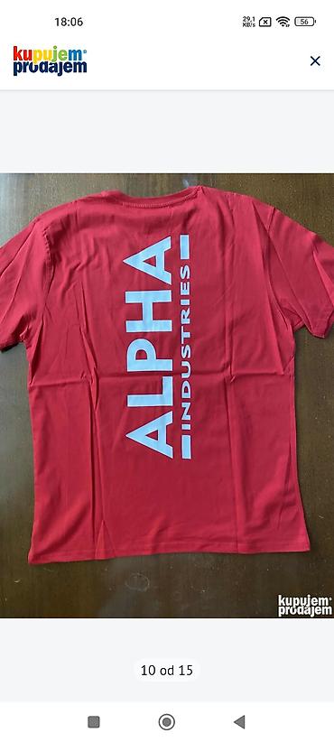 Majice: Muške majice Alpha Industries – kratki rukav - Originalni Alpha — 10