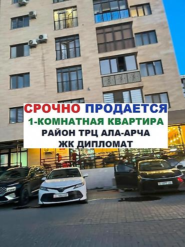 кой таш: 1 комната, 58 м², Ала-Арча ТРЦ Элитка, 9 этаж, Евроремонт — 1