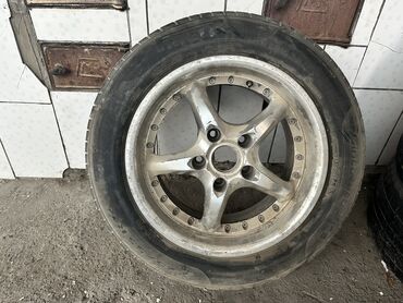 железные диски r13: Дөңгөлөктөр монтажда 225 / 55 / R 16, Жай, Колдонулган, 1 даана, Жеңил унаалар, Куйма, тешиктери - 5