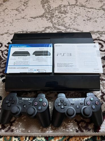 сони плейстейш: Игровая консоль Sony PlayStation 3 super slim в черном цвете. Не шумит