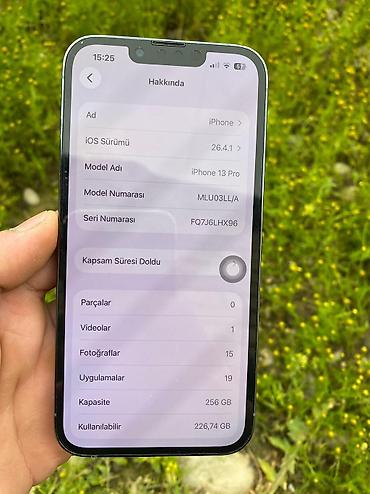 13 pro qiymət: IPhone 13 Pro, 256 GB, Blue Titanium, Face ID, Simsiz şarj — 6
